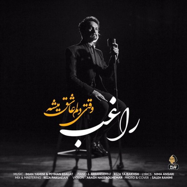 کاور آهنگ وقتی دلم عاشق میشه از راغب