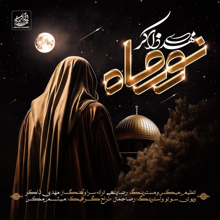 کاور آهنگ دانلود آهنگ جدید مهدی ذاکر به نام نور ماه