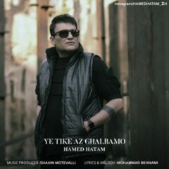 کاور یه تیکه از قلبمو از حامد حاتم