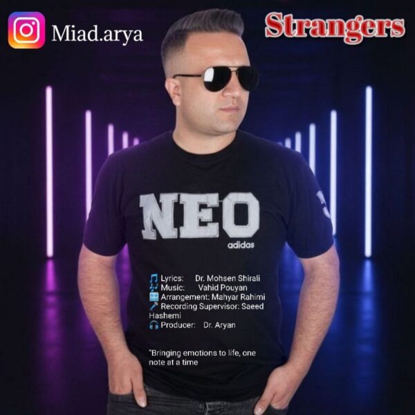 کاور آهنگ غریبه ها از میعاد آریا