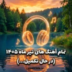 پلی لیست تمام آهنگ های تیر ماه 1405