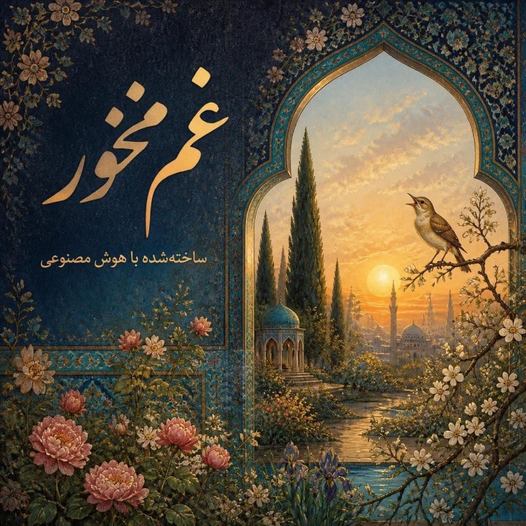 کاور آهنگ غم مخور از مرد هوش مصنوعی کاور آهنگ غم مخور از مرد هوش مصنوعی